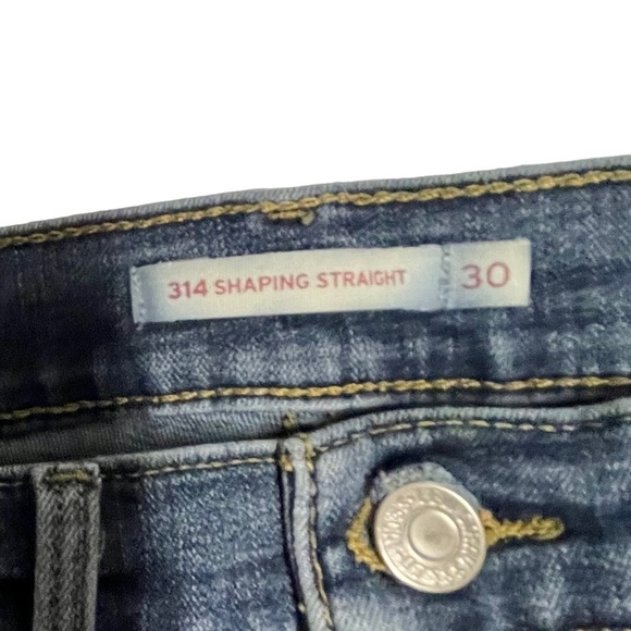 Levi’s, 314, shaping straight, jeans , blue , size 30.30-27 - Picture 3 of 3